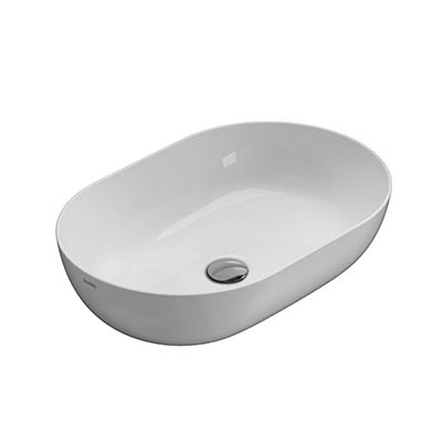 Lavandino Lavabo Rettangolare da Incasso Bordo Fino Giò Evolution in ceramica 